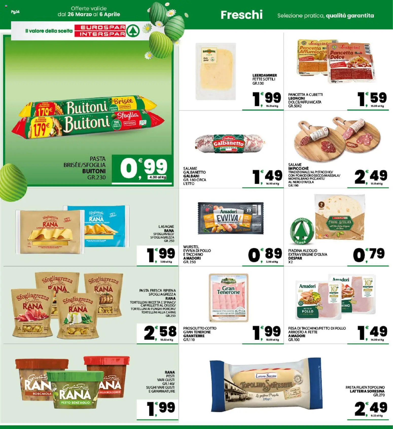 Volantino Eurospar del 26.03.2026 | Pagina: 14