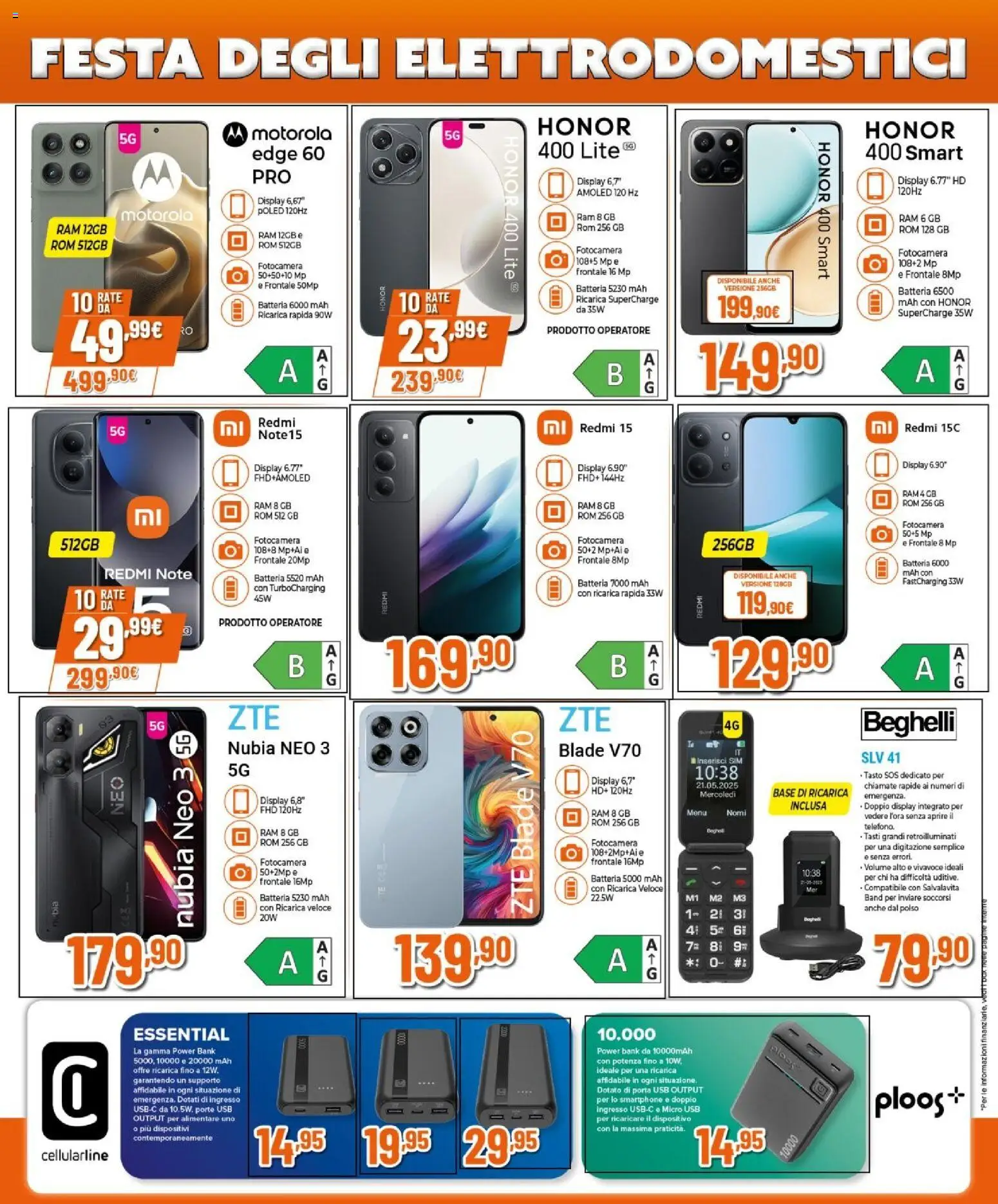 Volantino Expert del 12.03.2026 | Pagina: 32 | Prodotti: Power bank, Smartphone, Fotocamera, USB