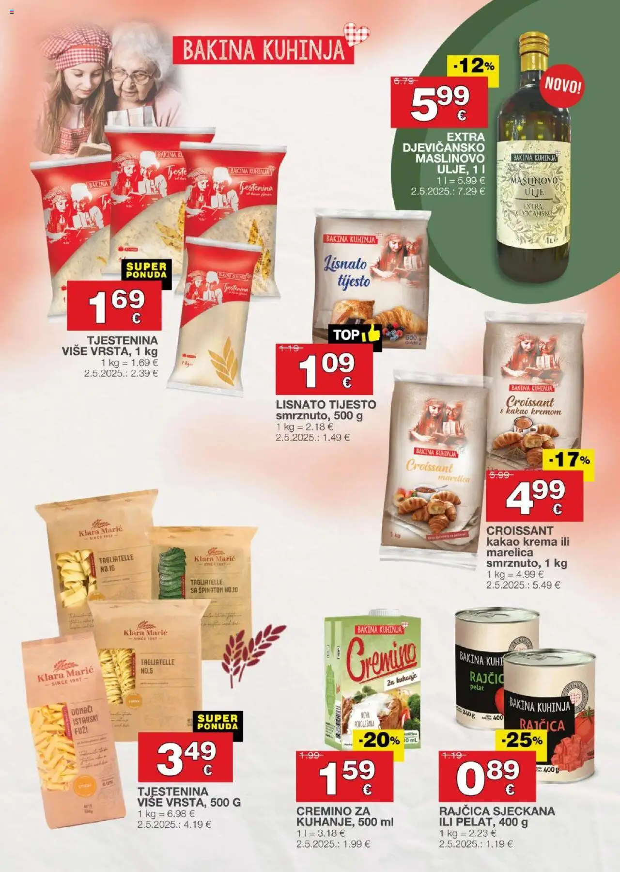 Stanić Diskont katalog | vrijedi od 18.09.2025 | Stranica: 7 | Proizvodi: Krema, Lisnato tijesto, Rajčica, Kuhinja