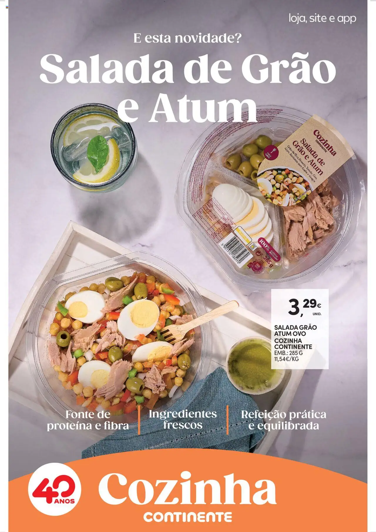 Continente Semanal Continente Bom Dia │ válido de 16.09.2025 | Página: 10 | Produtos: Vinagre, Azeite, Azeitonas, Proteina