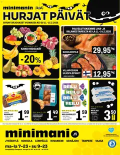 Minimani-mainoslehti voimassa 11.02.2026 alkaen | Sivu: 28 | Tuotteet: Munat