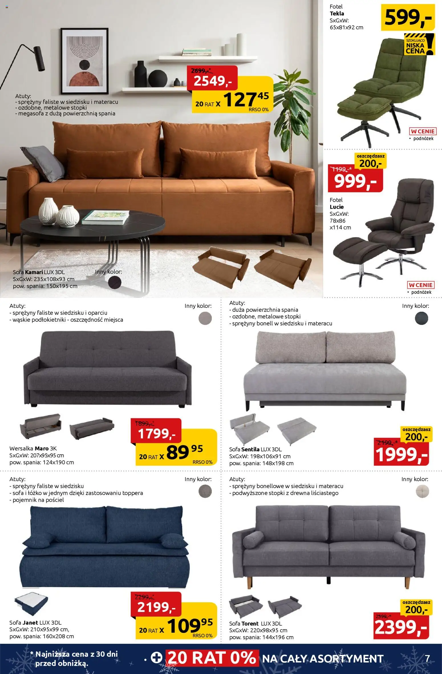 Black Red White promocje od 24.12.2025 | Strona: 7 | Produkty: Pościel, Łóżko, Sofa, Fotel