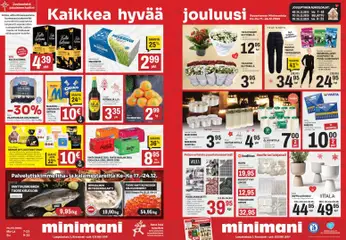Minimani-mainoslehti voimassa 17.12.2025 alkaen