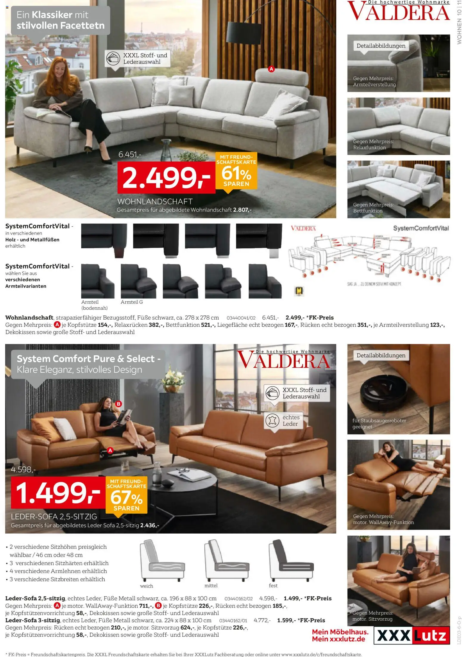 XXXL Lutz Polster Spezial – gültig ab 22.02.2026 | Seite: 11 | Produkte: Wohnlandschaft, Ledersofa, Sofa