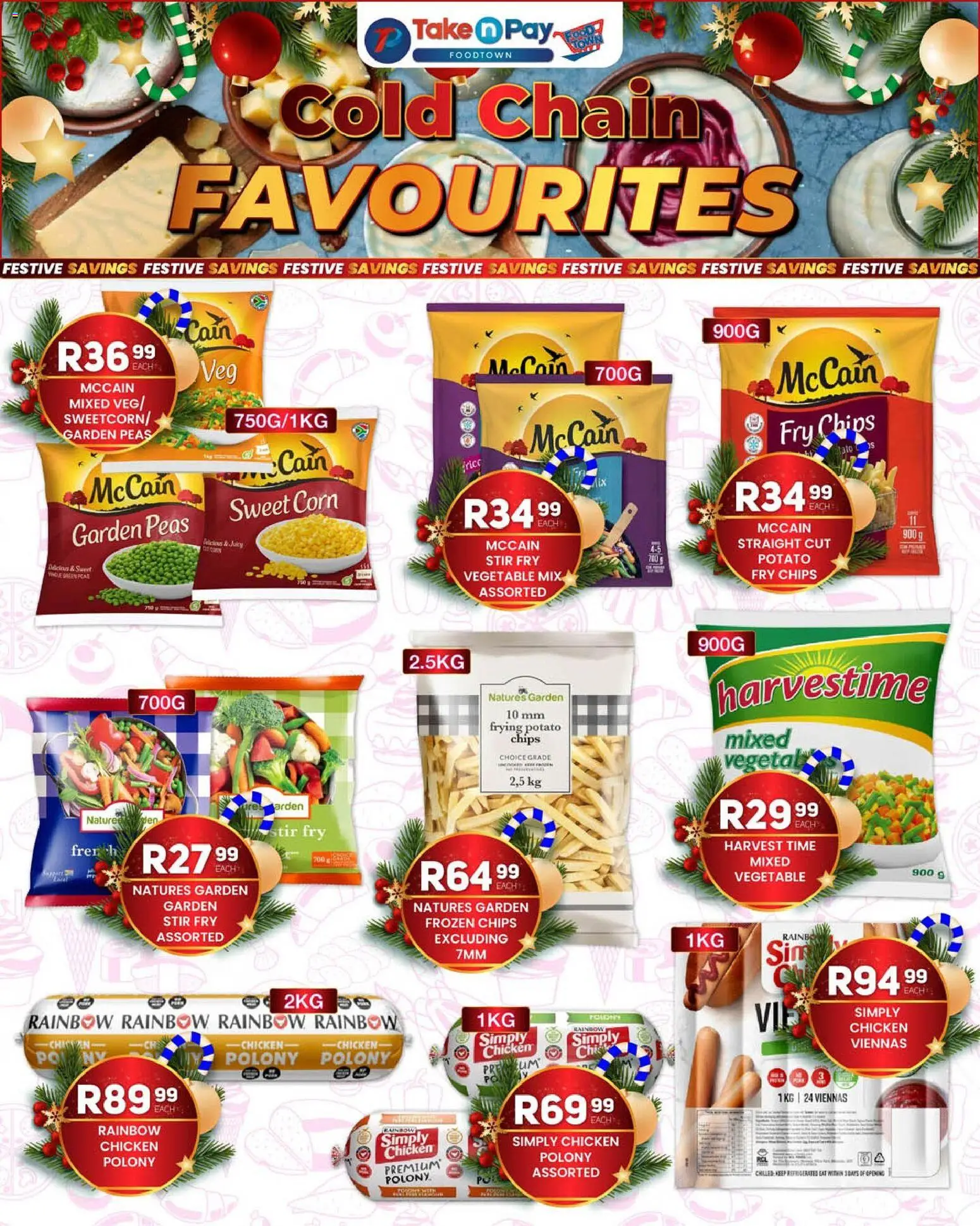 New Take n Pay catalogue – valid from 08.12.2025 | Page: 20 | Products: Corn, Polony, Chicken, Chips