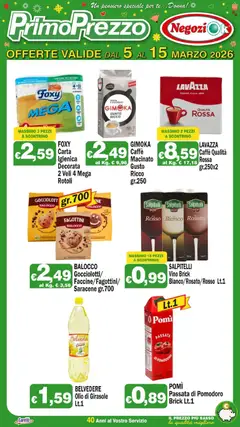 Anteprima del volantino Primo Prezzo volantino valido a partire dal 05.03.2026