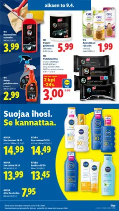 Lidl-mainoslehti voimassa 09.04.2026 alkaen | Sivu: 15 | Tuotteet: Paperi, Puhdistusaine