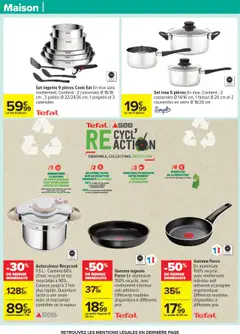  | Page: 46 | Produits: Poêle, Autocuiseur, Casserole, Tefal