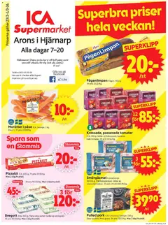ICA Supermarket - Hjärnarp - Förhandsvisning av reklamblad från butik ICA Supermarket aktuell från 23.02.2026