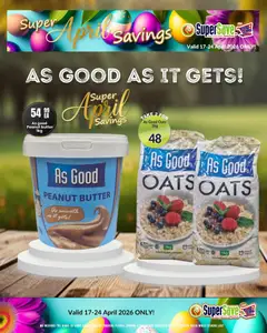Super Save specials catalogue – valid from 17.04.2026 | Page: 41 | Products: Butter, Oats, Peanut butter