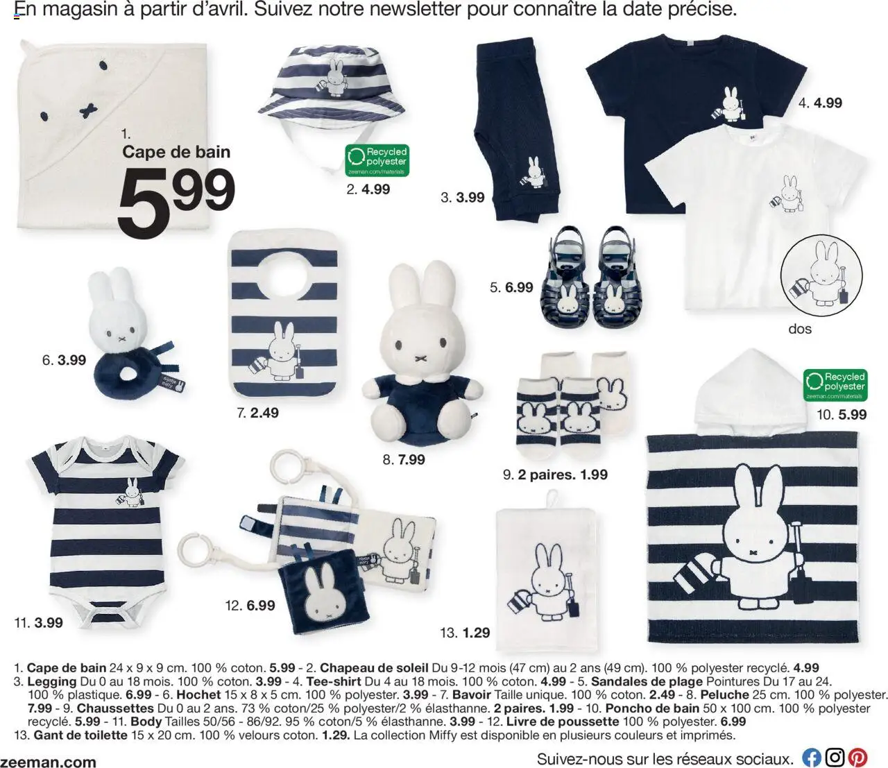  | Page: 10 | Produits: Peluche, Sandales, Livre, Chapeau