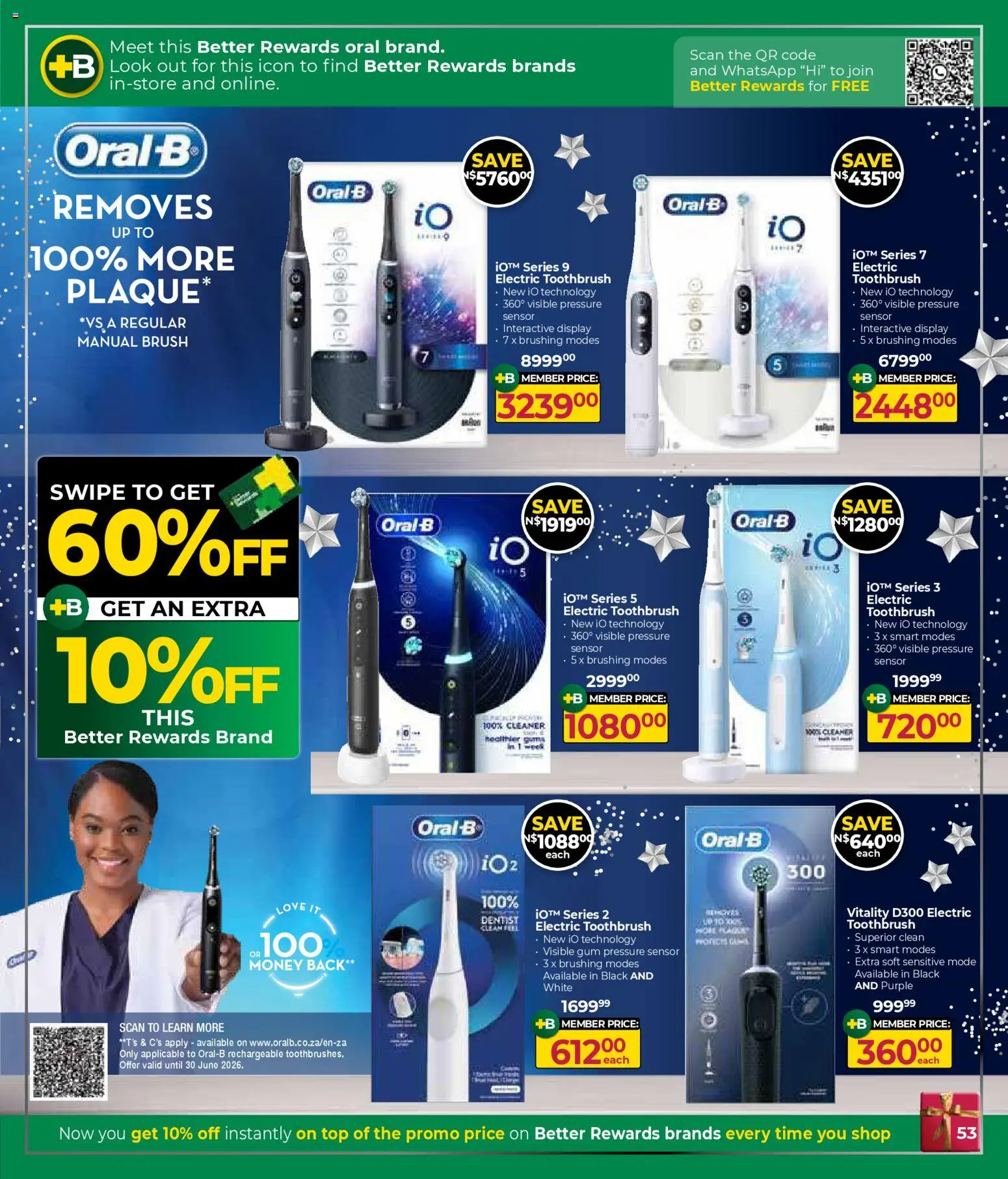 New Dis-Chem catalogue – valid from 29.10.2025 | Page: 53 | Products: Electric toothbrush, Brush, Toothbrush