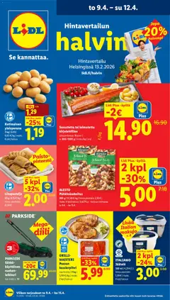 Lidl-mainoslehti voimassa 09.04.2026 alkaen