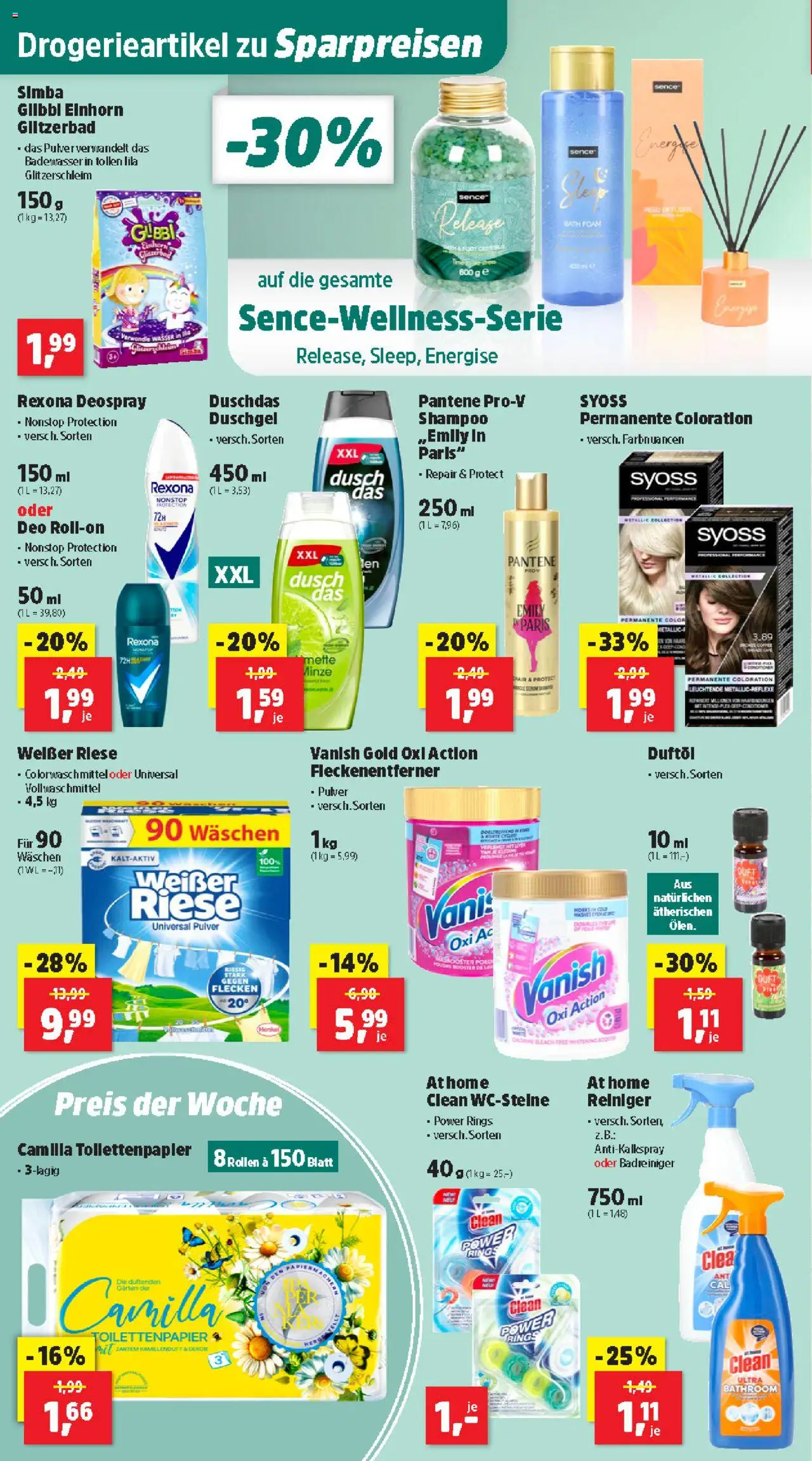 Thomas Philipps Flugblatt gültig ab 15.09.2025 | Seite: 7 | Produkte: Wasser, Duft, Duschgel, Fleckenentferner