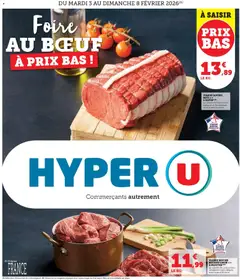 Hyper U - Prévisualisation de Hyper U - Foire au boeuf valide à partir de 03.02.2026