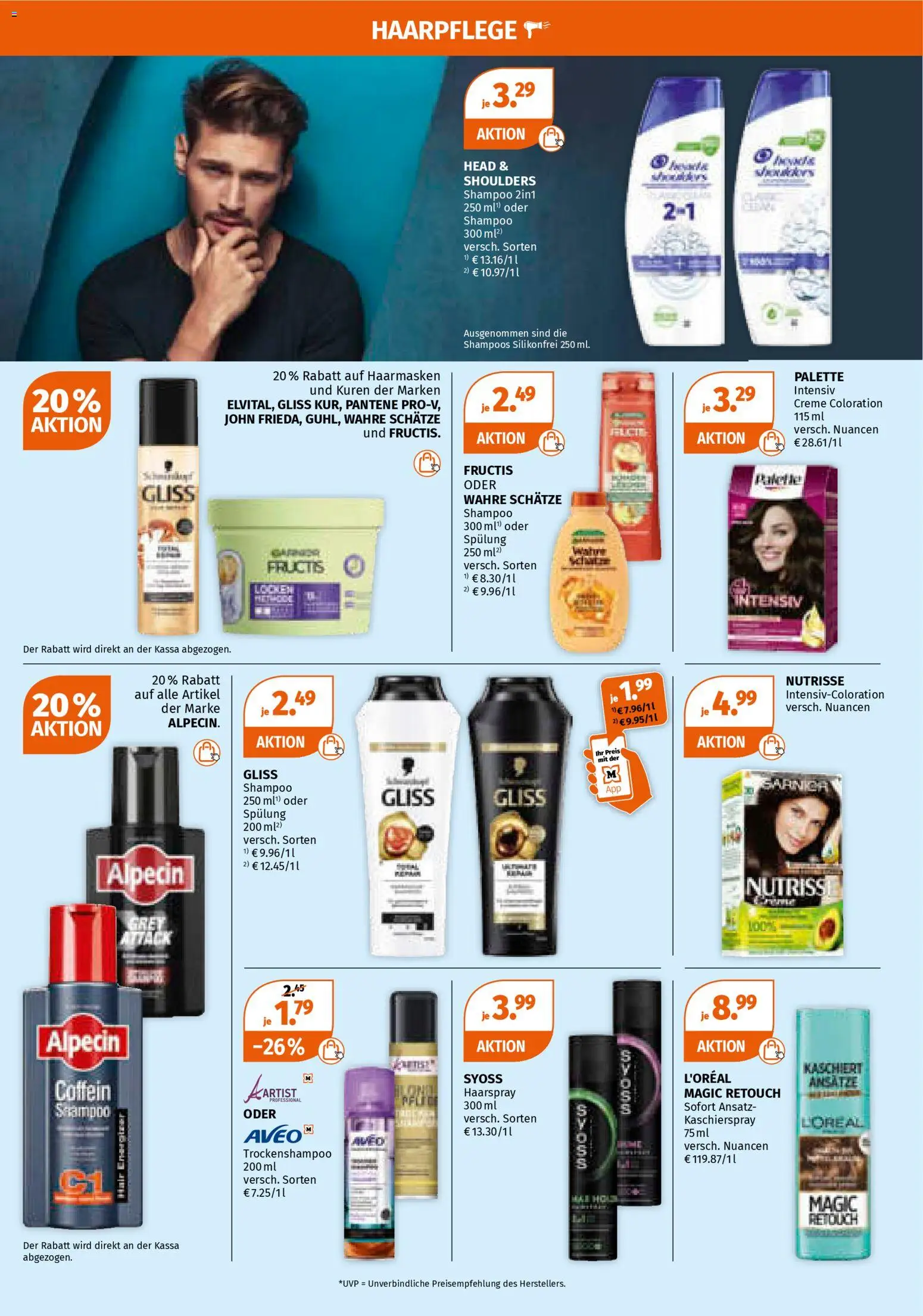 Müller Flugblatt gültig ab 10.11.2025 | Seite: 5 | Produkte: Shampoo, Spülung, Haarspray, Creme