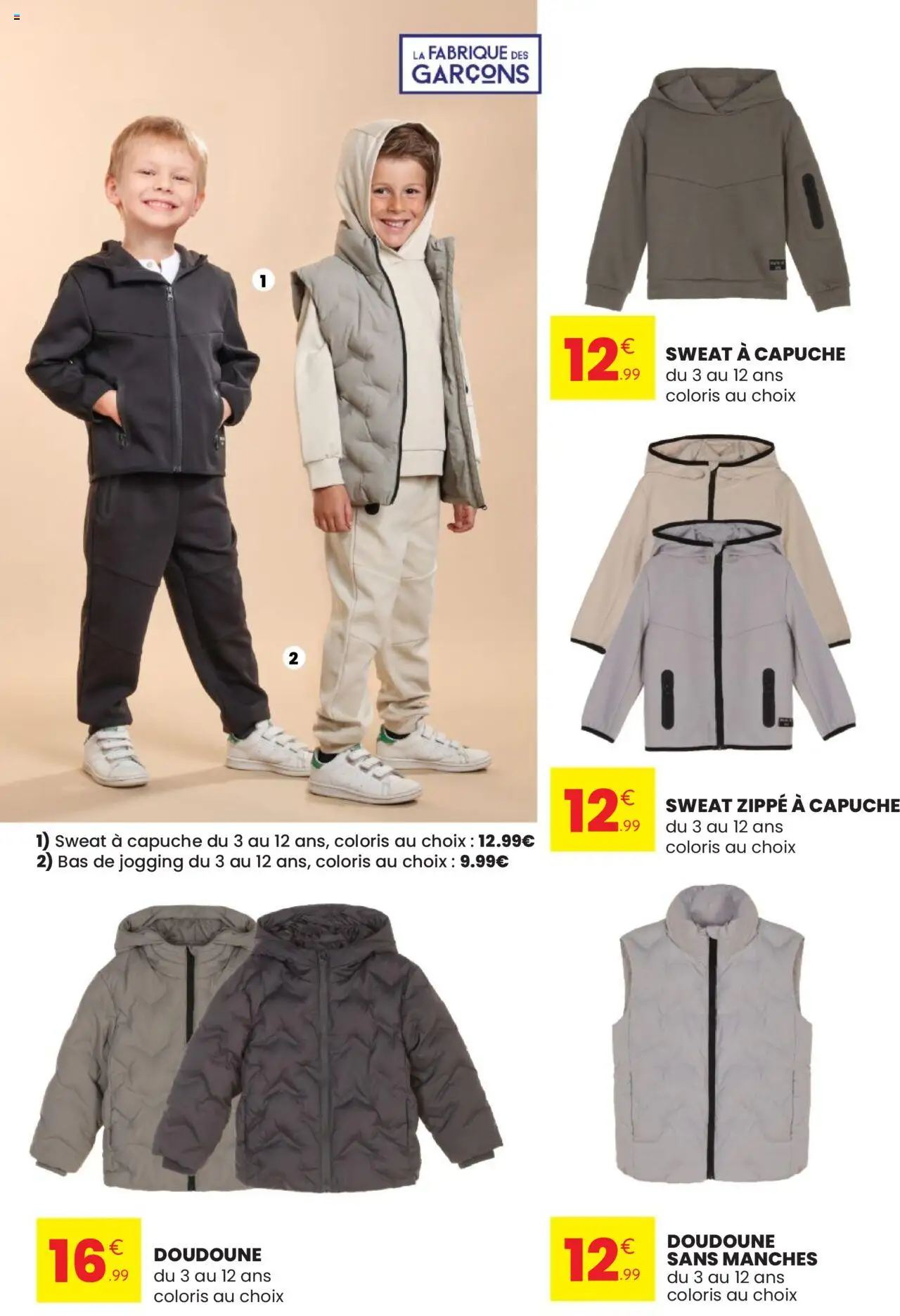 {H1} | Page: 7 | Produits: Sweat à capuche, Doudoune