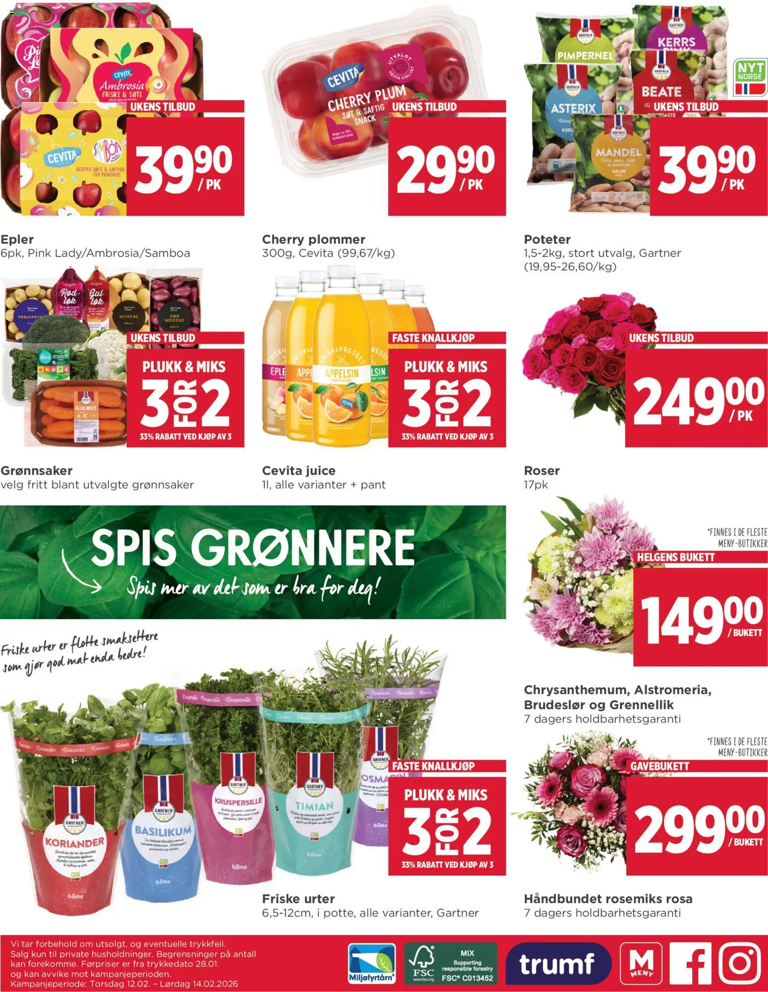 {H1} | Side: 8 | Produkter: Plommer, Umetna rastlina, Poteter, Basilikum