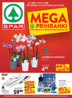 Spar katalog mega 06/25 - pregled letaka veljavnega od 13.08.2025
