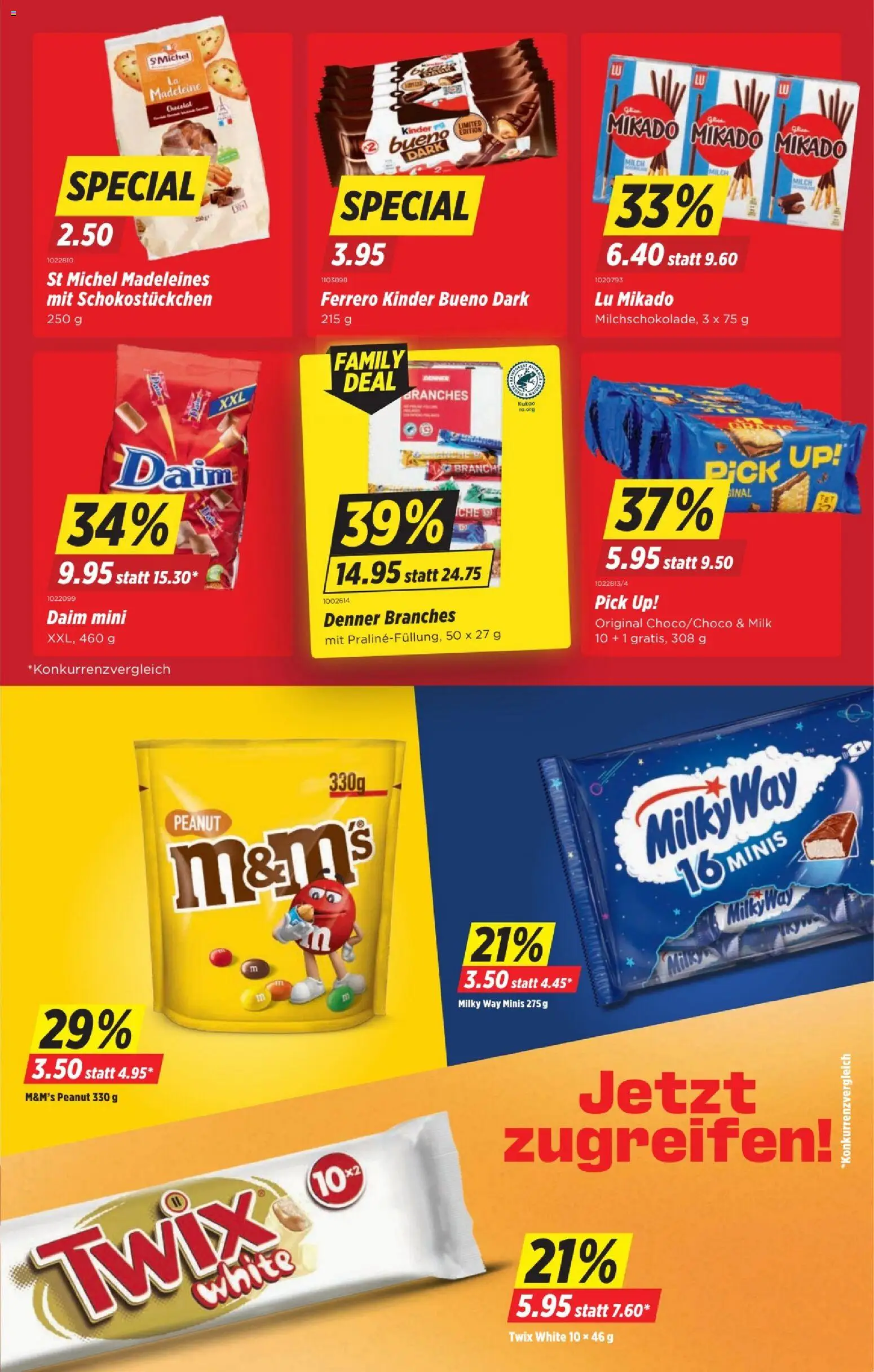 Denner Aktionen – gültig ab 13.01.2026 | Seite: 13 | Produkte: Twix, Milch