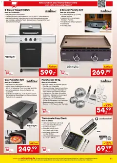 Netto Marken-Discount Online-Angebote April ab 01.04.2026 gültig | Seite: 11 | Produkte: Grill, Thermometer, Käse, Pizza