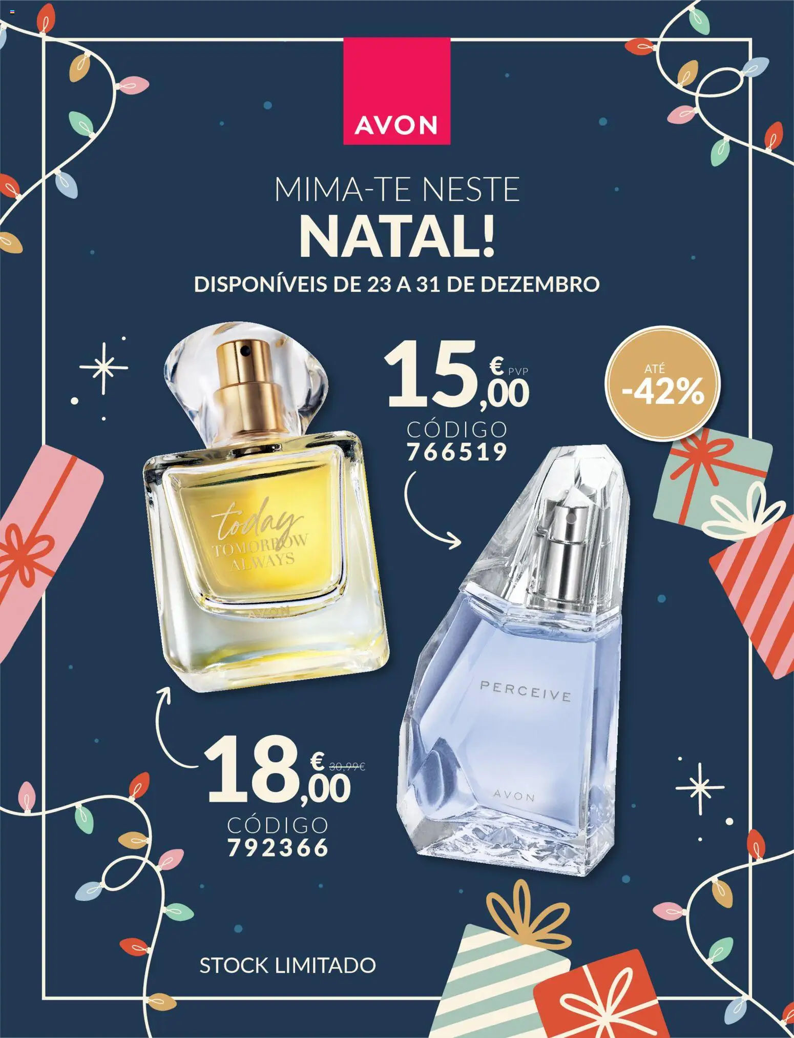 Avon - Mima-te neste Natal │ válido de 23.12.2025 | Página: 4 | Produtos: Perfume