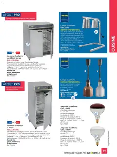 METRO - Prévisualisation de METRO - #CHR Équipement valide à partir de 01.01.2025 | Page: 69 | Produits: Grill, Porte, Portes, Lampe