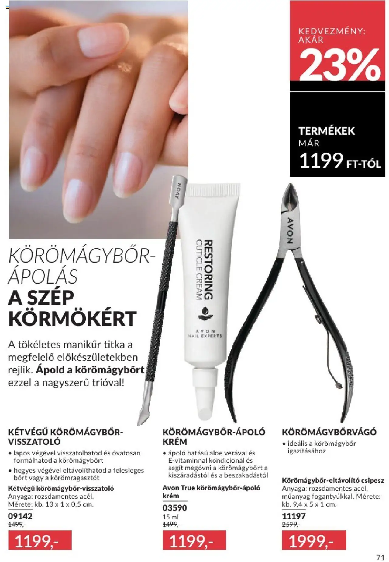 Avon akciós ujság - amely érvényes a következő dátumtól: 01.08.2025 | Oldal: 71