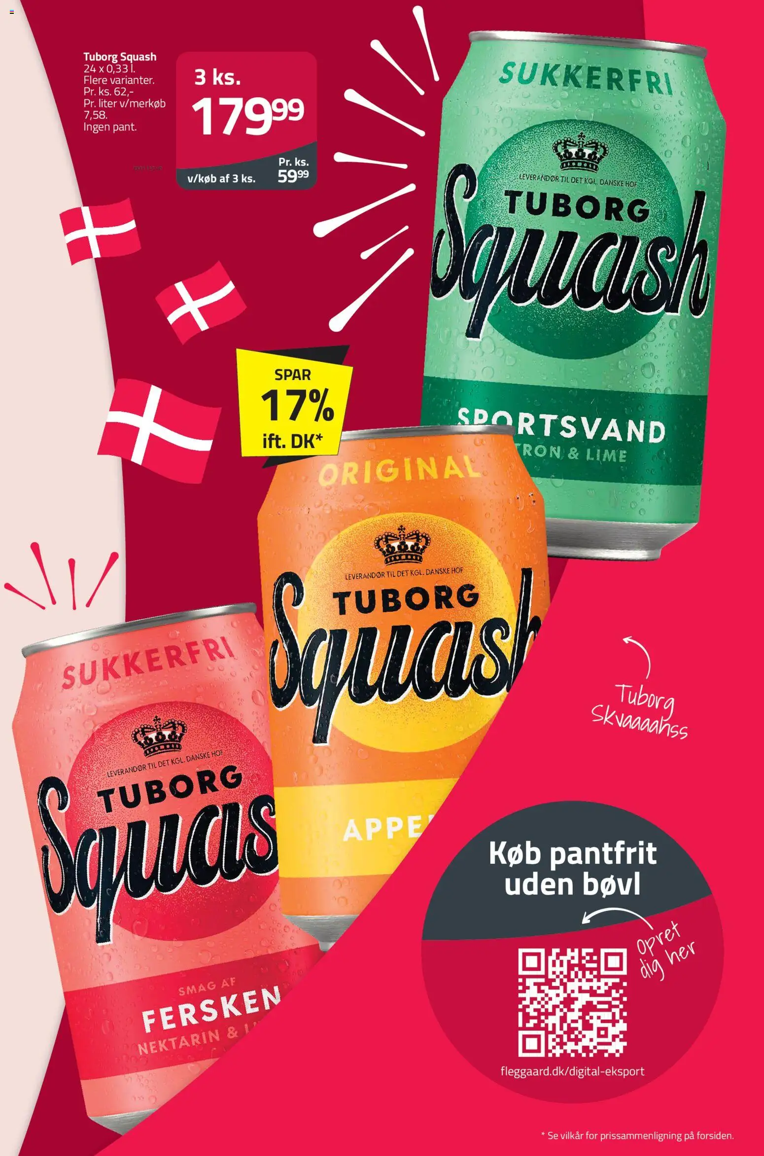 Fleggaard tilbudsavis – gyldig fra 18.02.2026 | Side: 15 | Produkter: Squash, Lime, Tuborg Squash