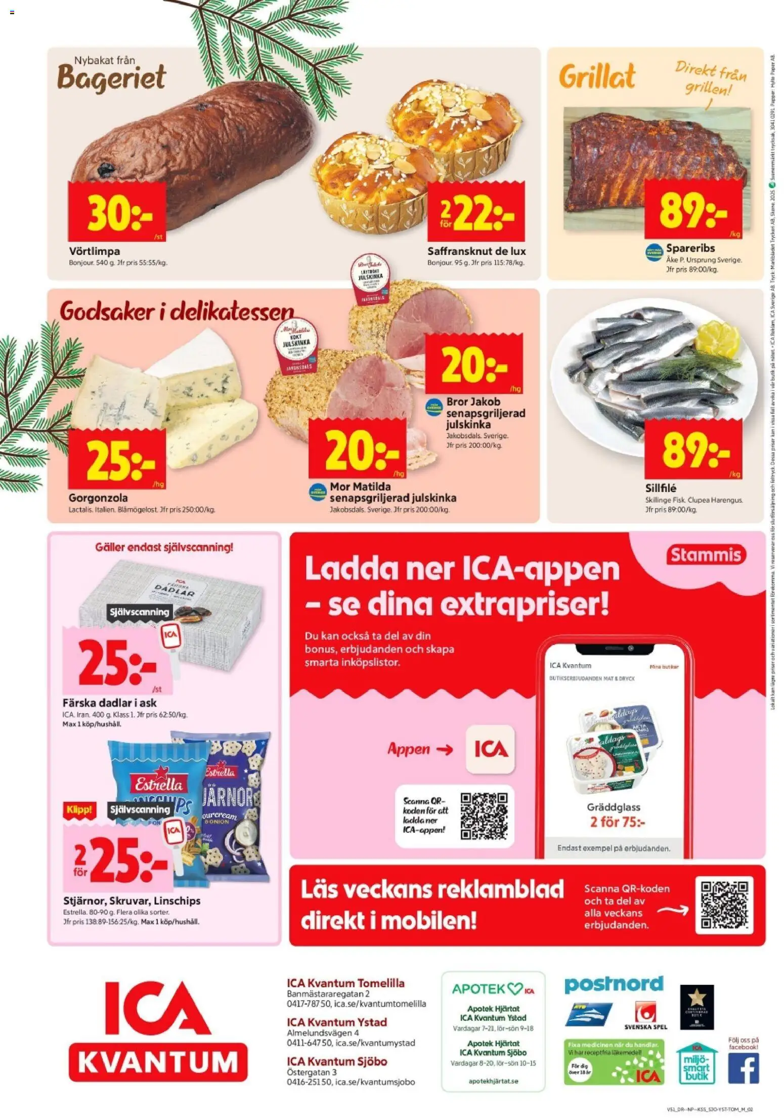ICA Kvantum reklamblad aktuell från 15.12.2025 | Sida: 14 | Produkter: Linschips, Galler, Spel