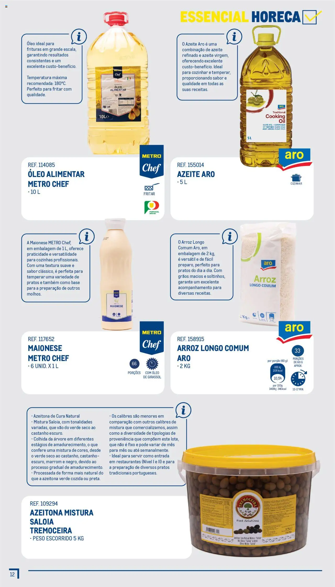 Makro - Guia Essenciais  │ válido de 01.07.2025 | Página: 13 | Produtos: Azeite, Pratos, Maionese, Arroz