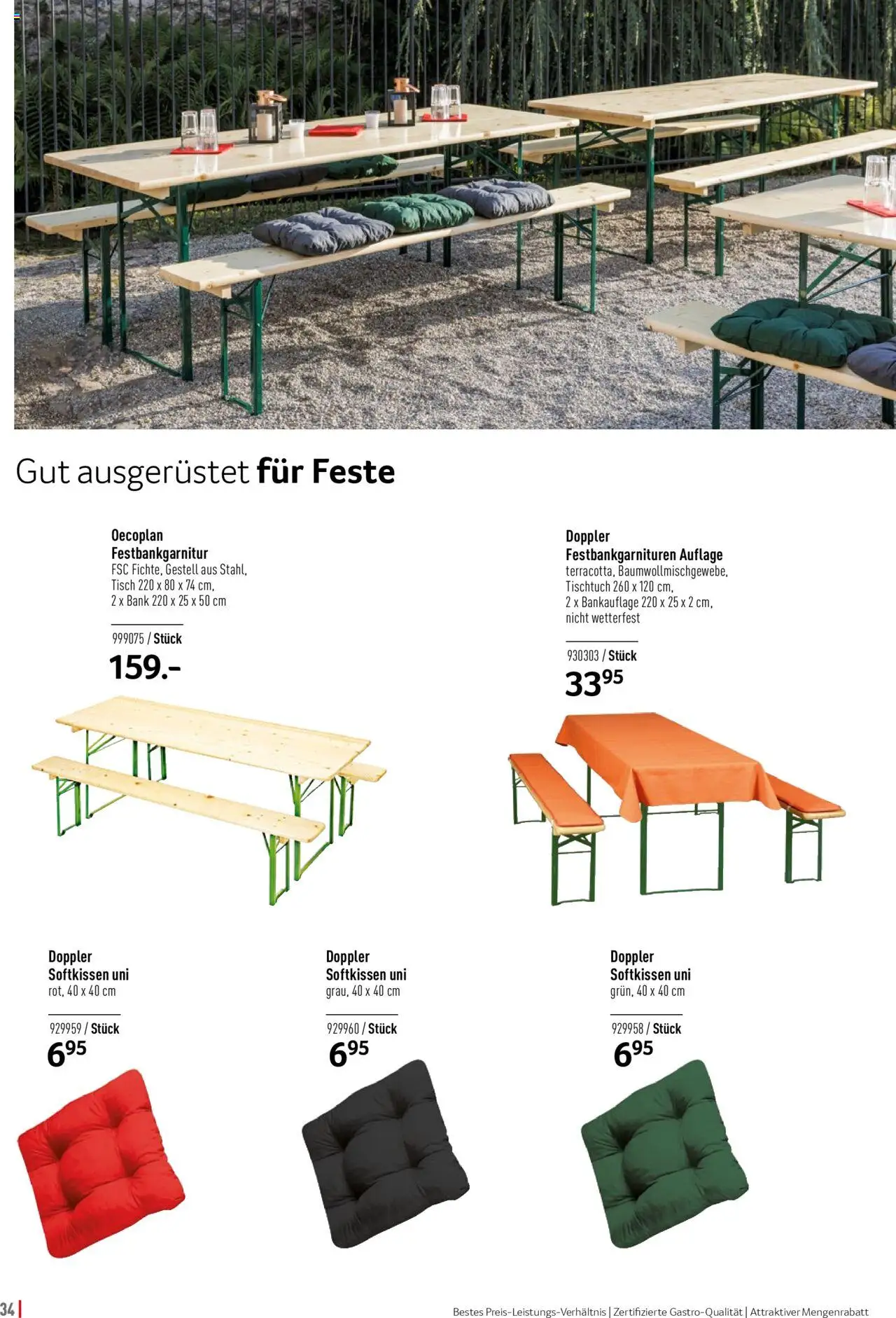 Prodega Aktionen Outdoor-Ausstattung ab 01.03.2025 | Seite: 34 | Produkte: Tisch