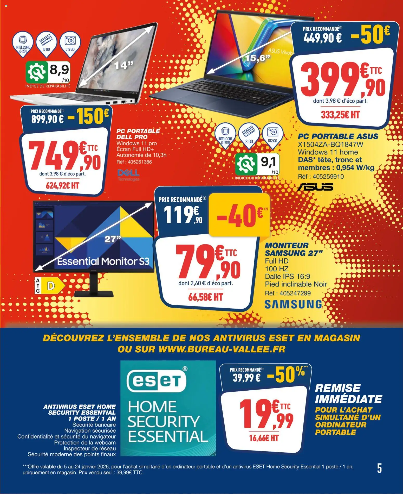 {H1} | Page: 5 | Produits: PC, Ordinateur, Ordinateur portable, Portable