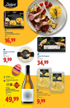Ofertele Lidl valabile de la 02.03.2026 | Pagină: 34 | Produse: Çift taraflı üst, Bacon, Brânză, Cartofi