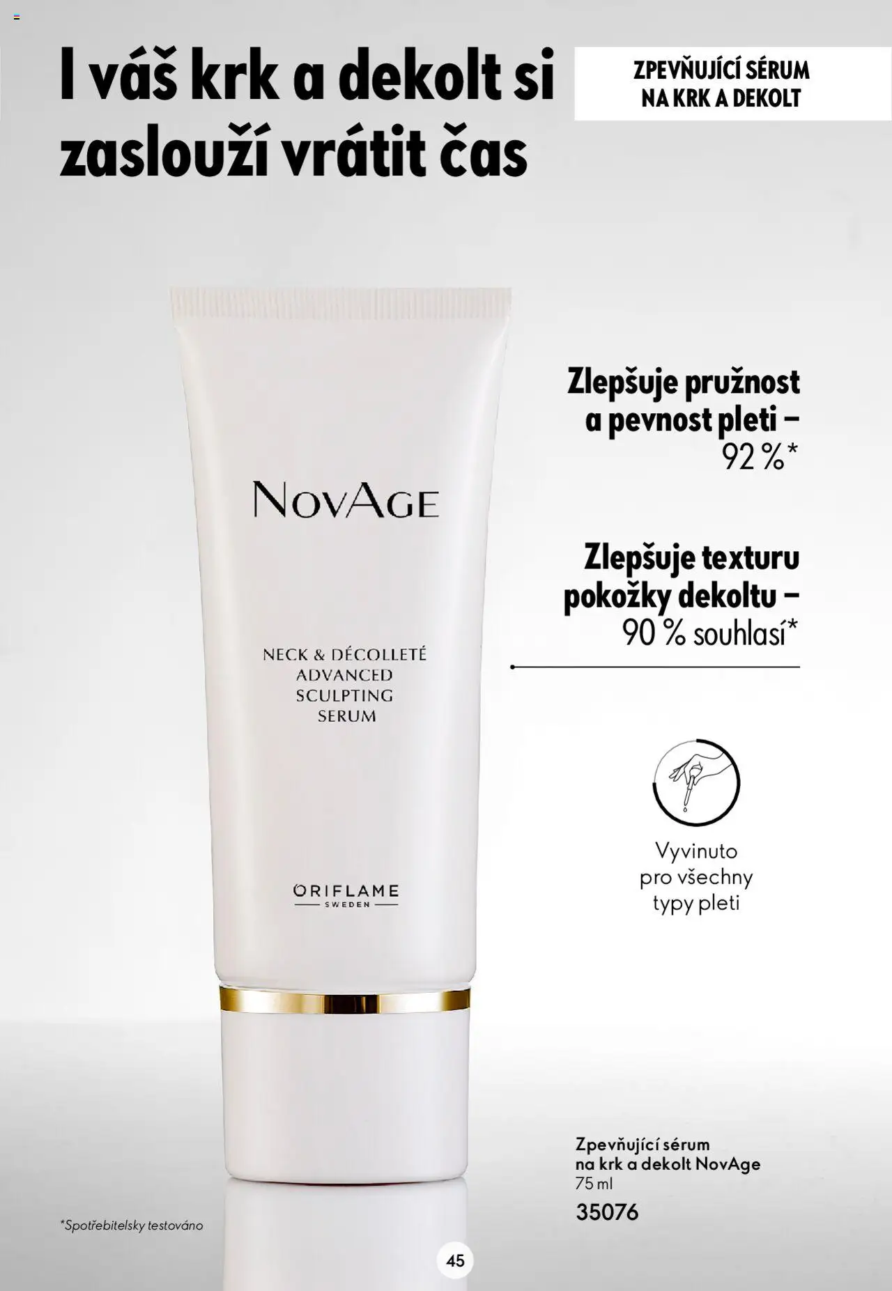 Oriflame katalog Novage+ od 23.04.2024 | Strana: 45