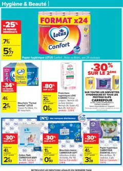 Carrefour - Prévisualisation de Carrefour Le mois vip, des promos très importantes valide à partir de 24.02.2026 | Page: 64 | Produits: Mouchoirs