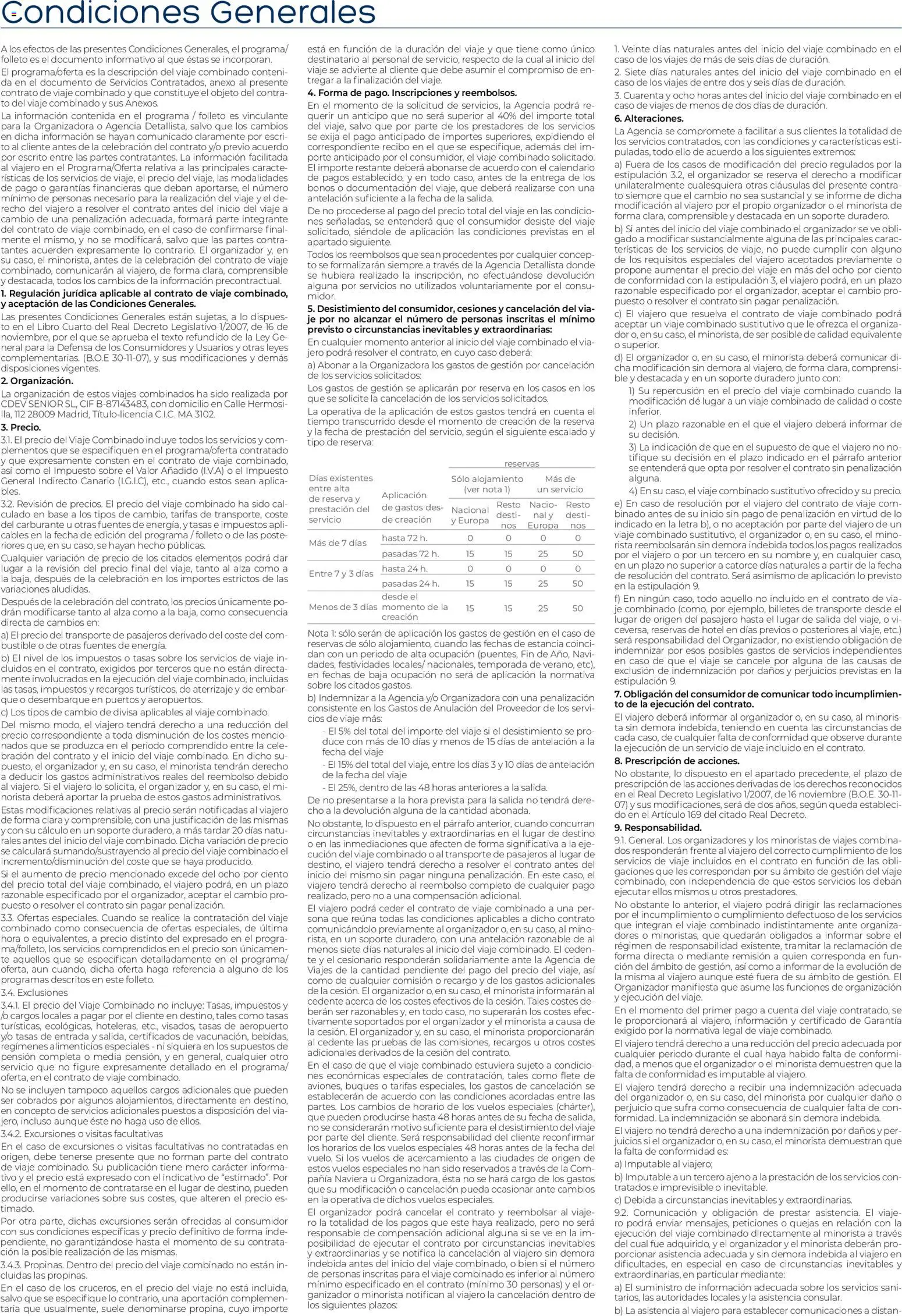 Viajes El Corte Inglés Club de Vacaciones │ válido desde el 01.02.2026 | Página: 218 | Productos: General, Organizador, Té