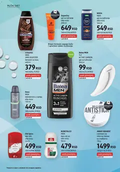BOROTALCO MEN, deo roll on više vrsta 50 ml - pregled DM Drogerie kataloga - važi od 01.11.2025 | Strana: 26 | Proizvode: Nivea Men, Šampon, Dove, Dezodorans