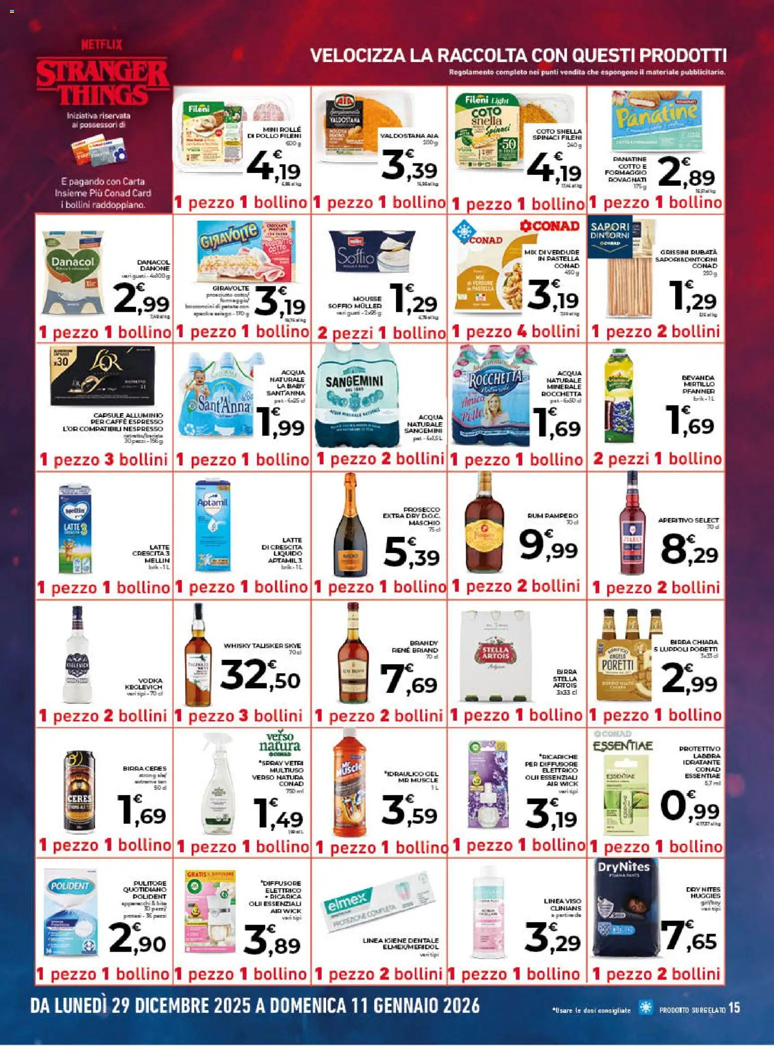 Volantino Conad del 03.01.2026 | Pagina: 15 | Prodotti: Speck, Birra, Pollo, Whisky