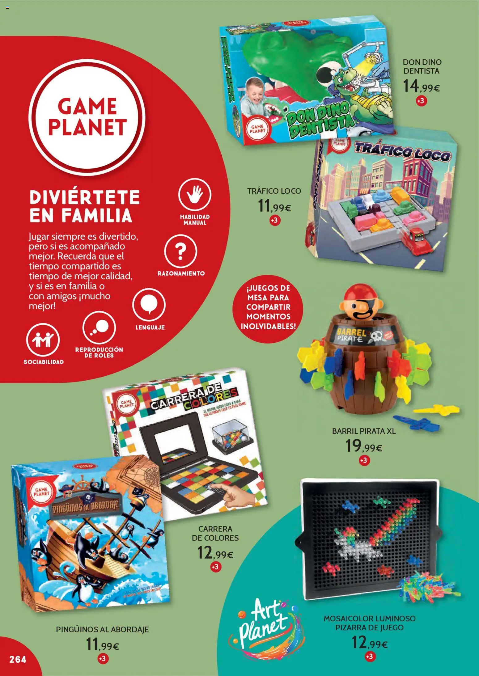 Toy Planet - Catálogo Juguetes Navidad │ válido desde el 03.11.2025 | Página: 264 | Productos: Juegos de mesa, Mesa