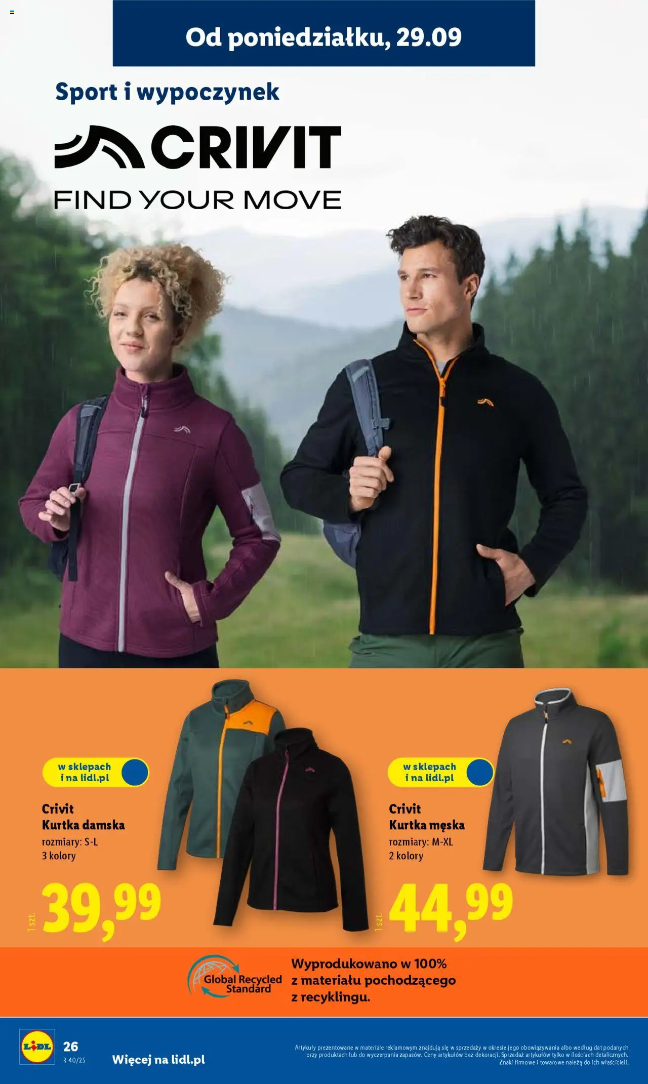 Lidl Katalog od 29.09.2025 | Strona: 34 | Produkty: Kurtka