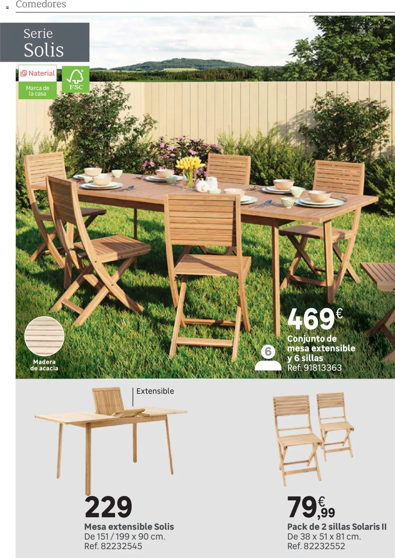 Leroy Merlin catálogo │ válido desde el 25.03.2025 | Página: 60 | Productos: Mesa extensible, Mesa