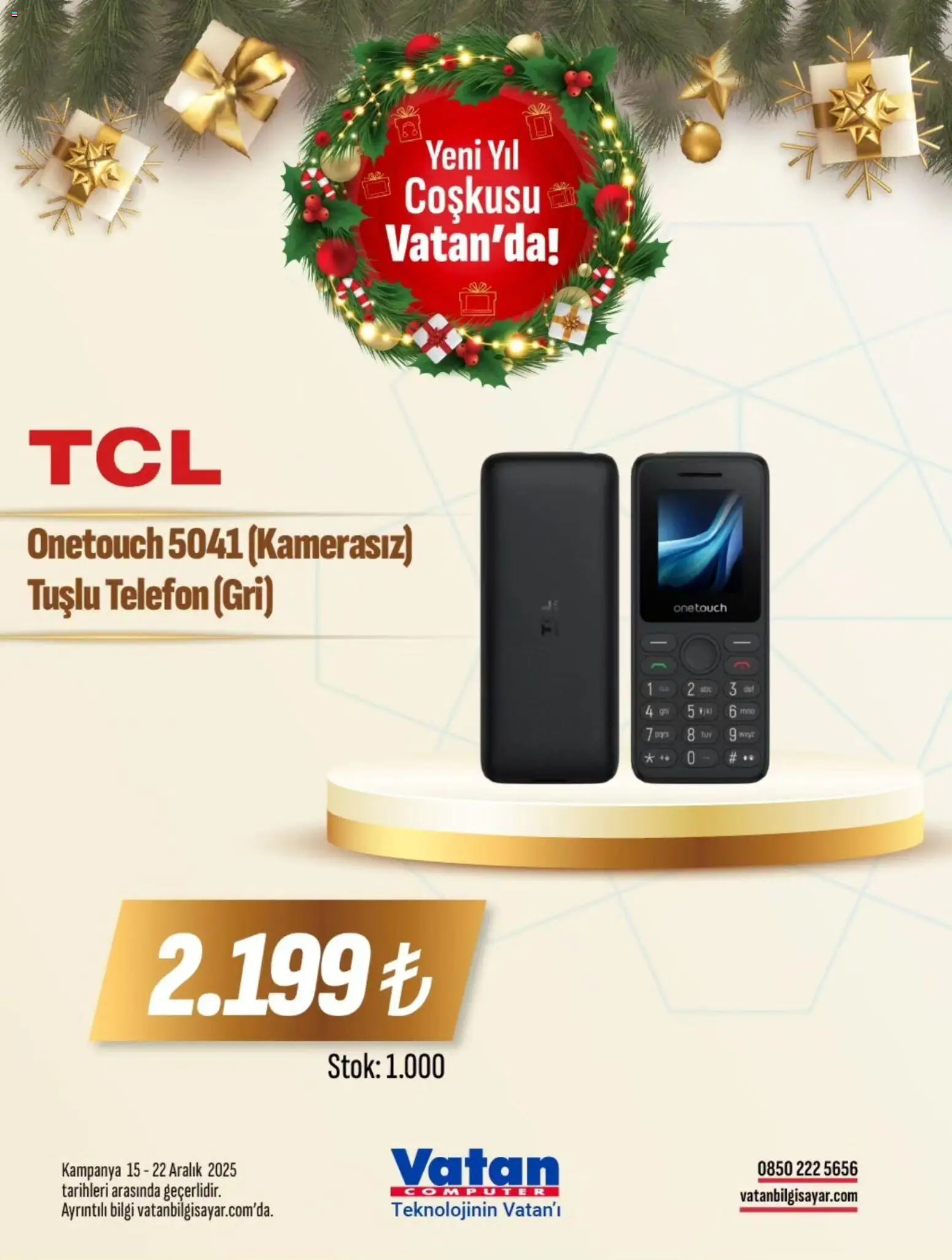 Vatan Bilgisayar İndirim - 15.12.2025 tarihinden itibaren geçerlidir | Sayfa: 12 | Ürünler: Telefon