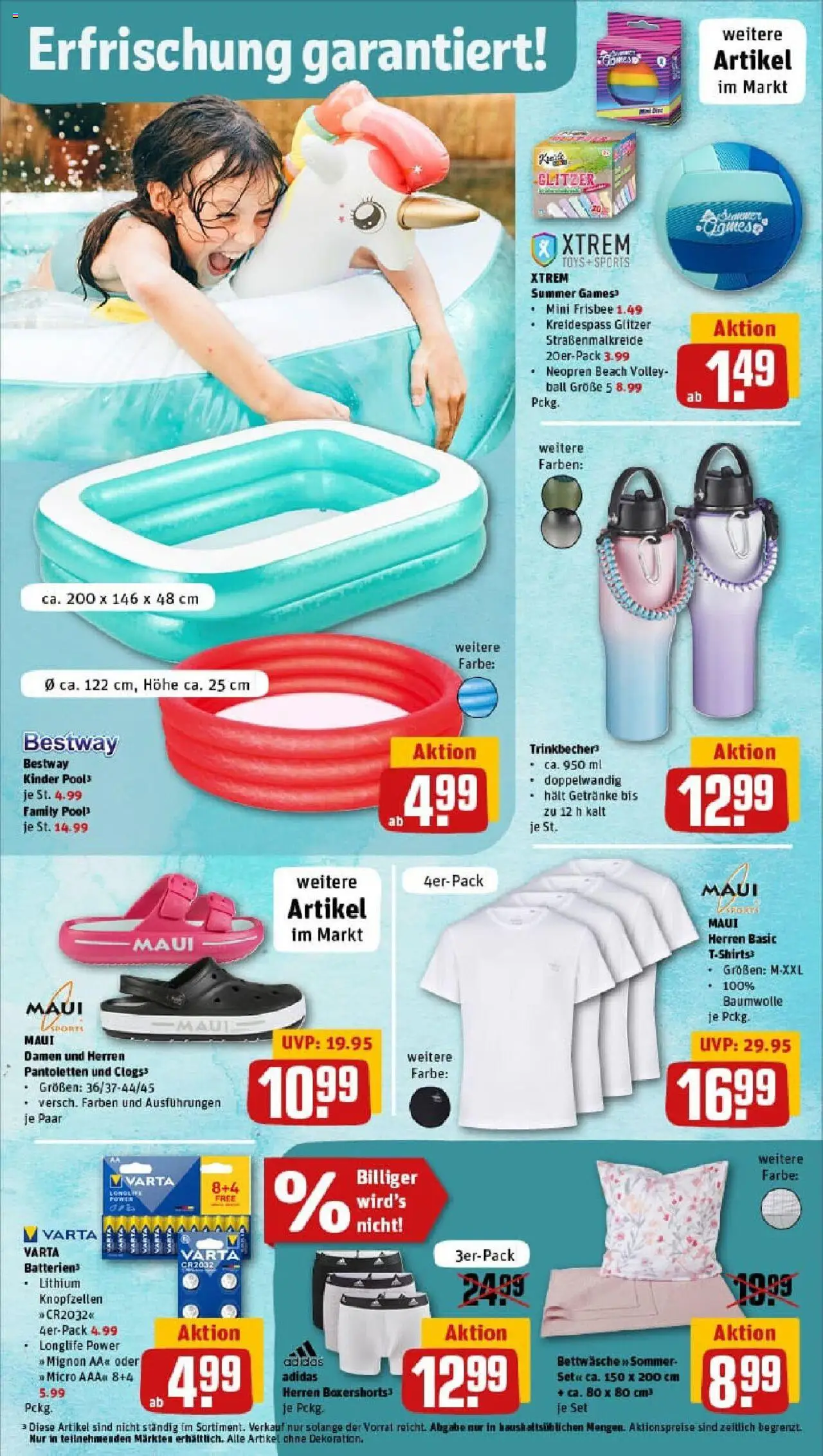 Rewe prospekt Frankfurt / Nied	 - gültig ab dem 22.06.2025 | Seite: 27 | Produkte: T-Shirt, Batterien, Bettwäsche