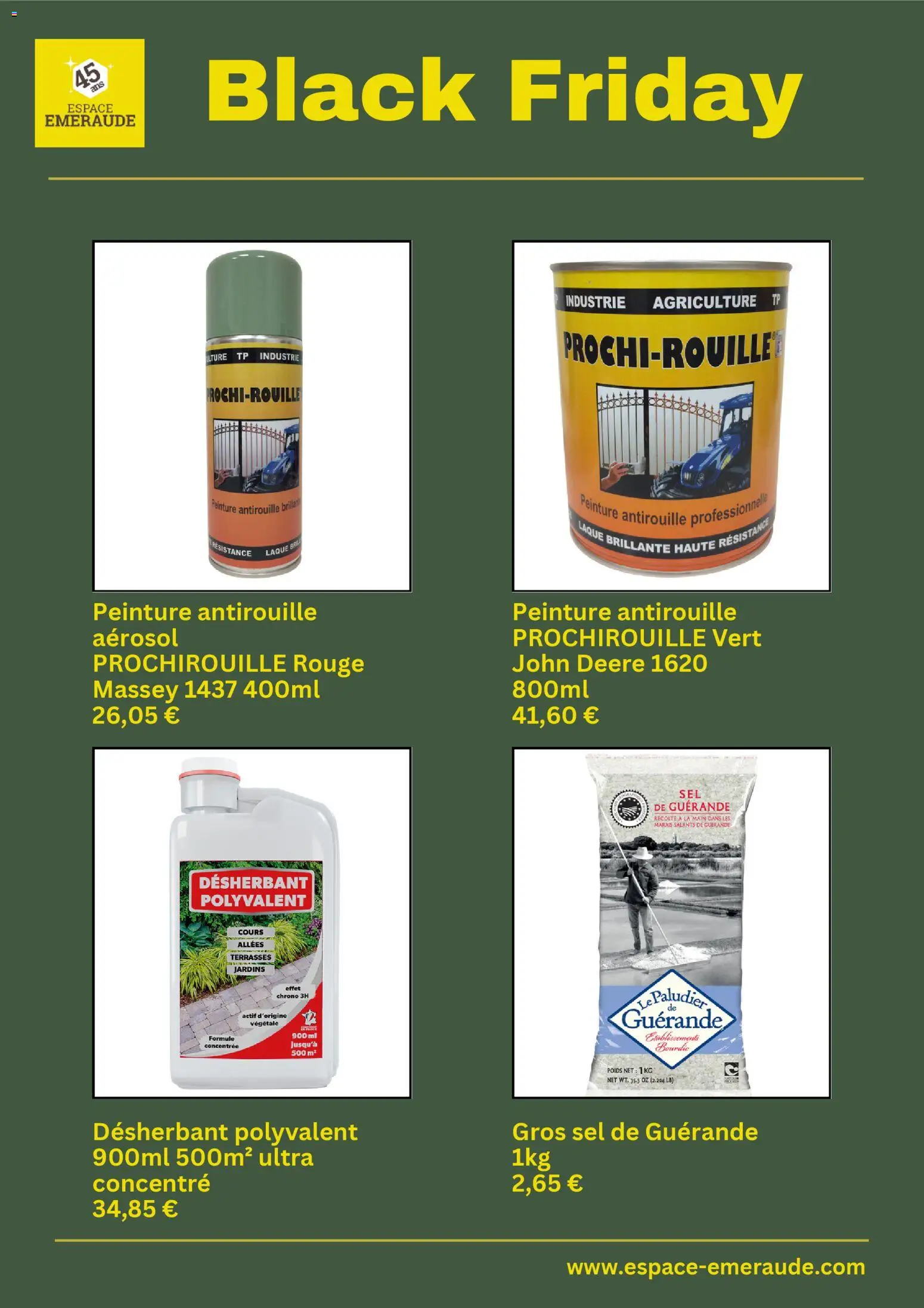 {H1} | Page: 6 | Produits: Poids, Sel, Laque