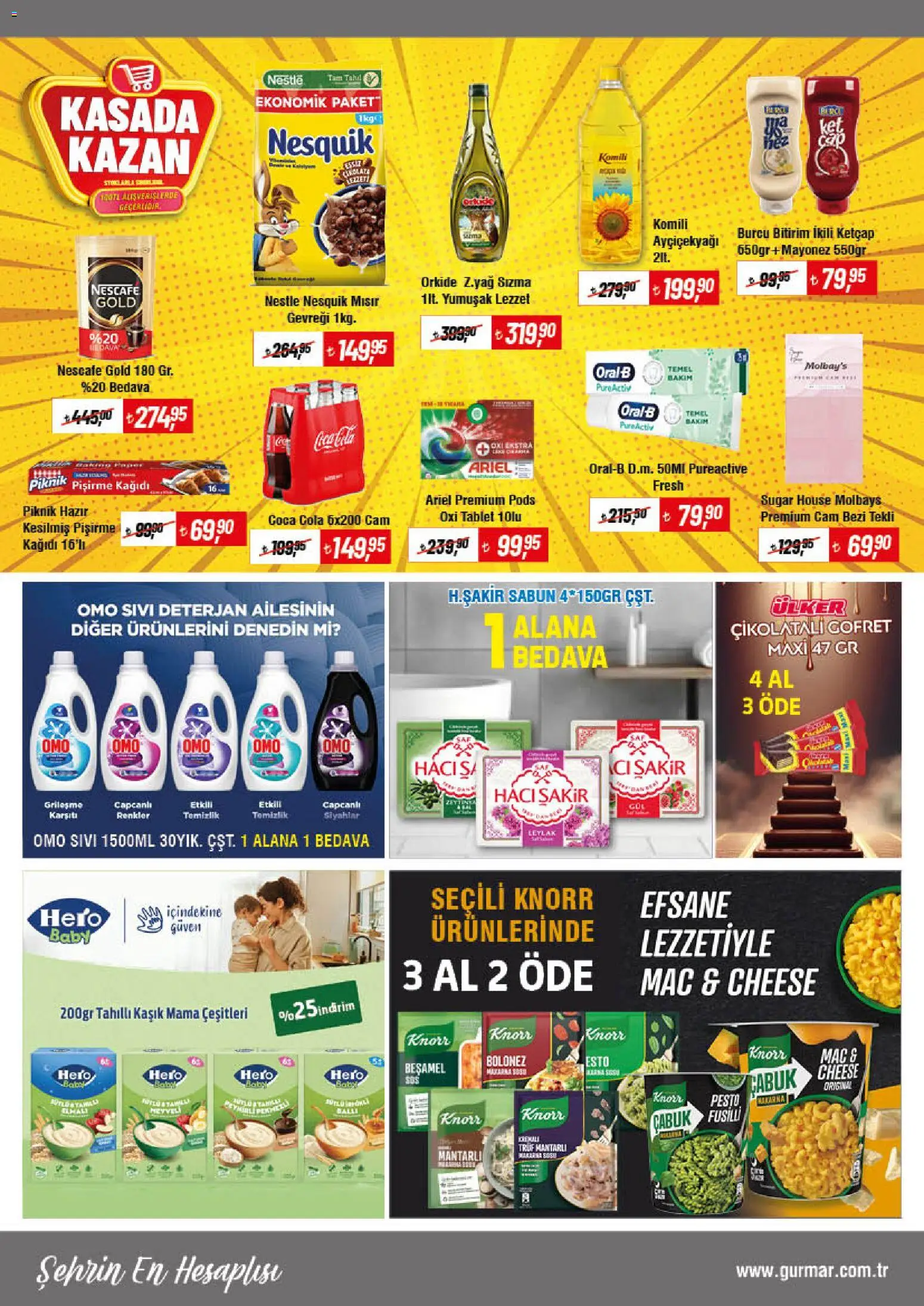 Gürmar Katalog - 16.03.2026 tarihinden itibaren geçerlidir | Sayfa: 2 | Ürünler: Gofret, Ketçap, Mayonez, Tablet