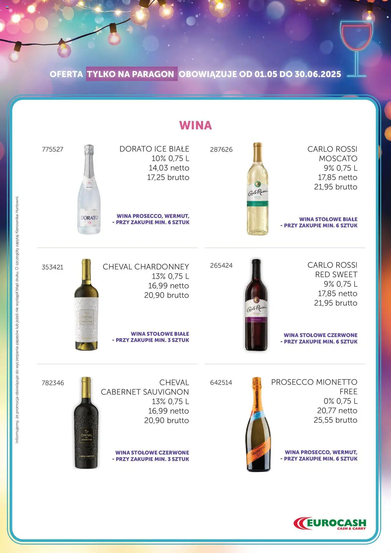 Eurocash Gazetka - Oferta Okolicznościowa od 01.05.2025 | Strona: 2 | Produkty: Prosecco, Carlo Rossi