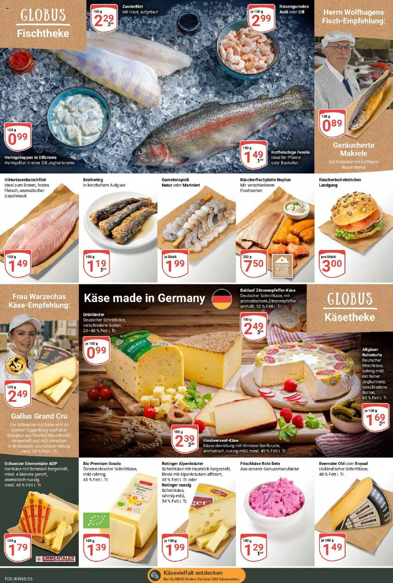 Globus prospekt Tönisvorst	 – gültig ab 06.10.2025 | Seite: 10 | Produkte: Käse, Gouda, Grunlander, Dill