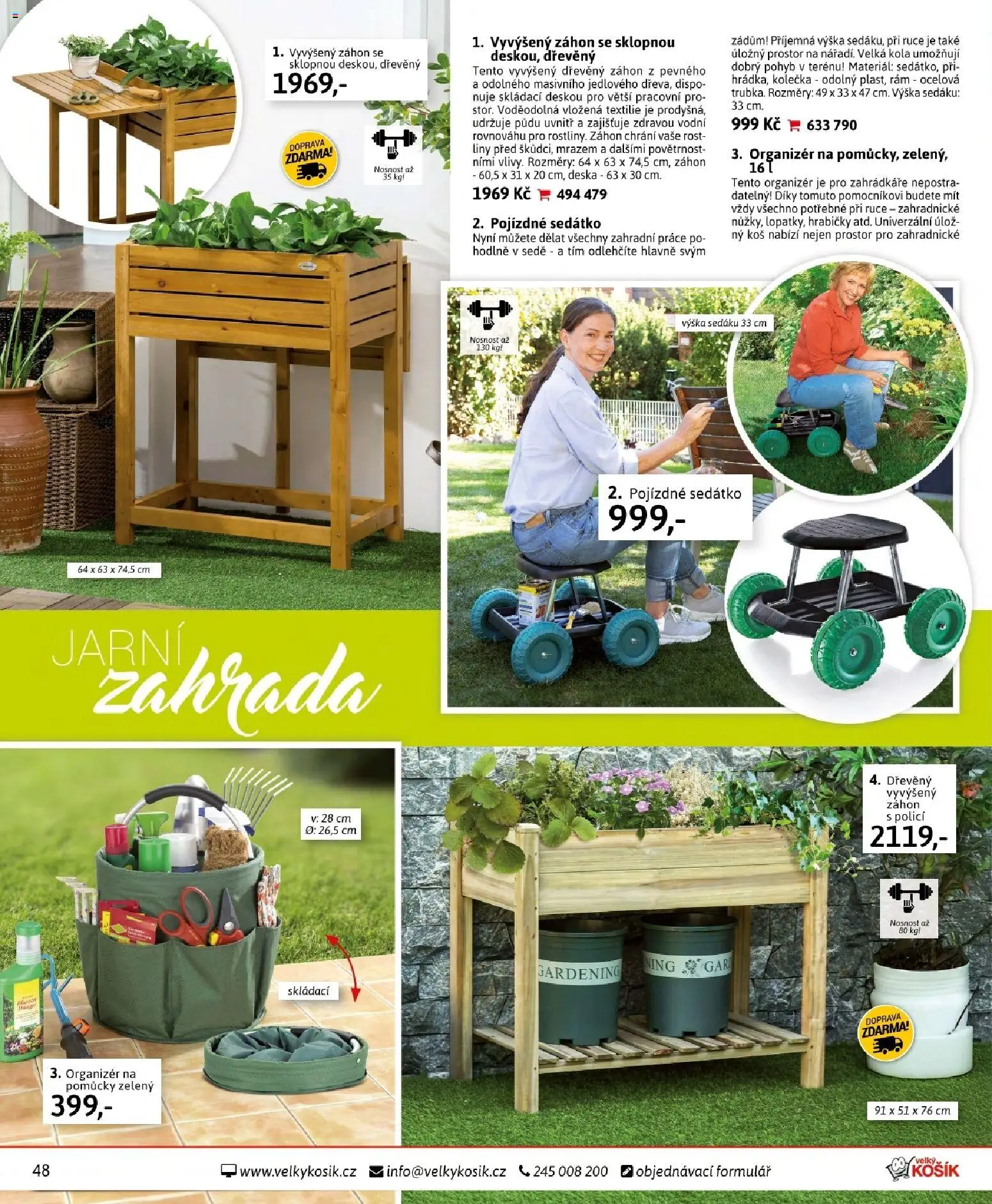 Velký Košík katalog březen 2026 od 01.03.2026 | Strana: 48 | Produkty: Organizér, Košík, Rošt, Koš