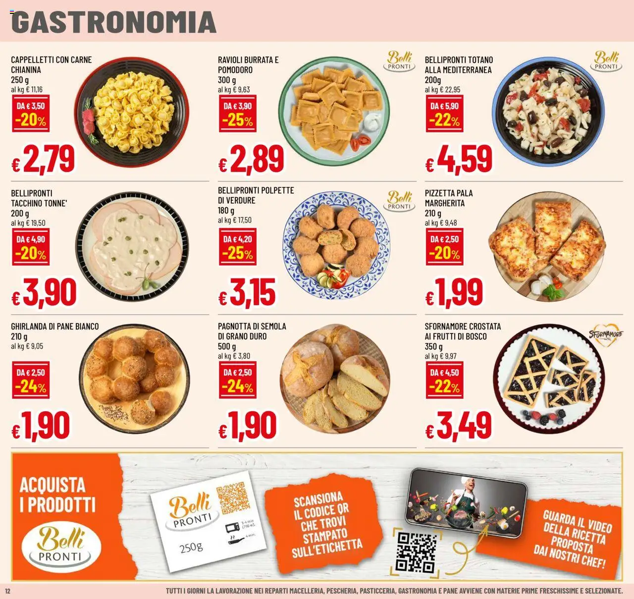Volantino Galassia del 31.07.2025 | Pagina: 12 | Prodotti: Pane, Verdure, Video, Polpette